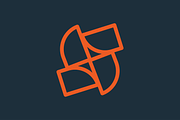 Modern S Lettermark Logo, a Branding & Logo Template by Advateik ™ (Thumbnail 1 of 3)