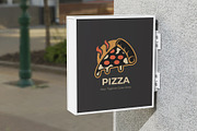 Modern Pizza Logo Template, a Branding & Logo Template by YUDesignStore (Thumbnail 4 of 7)