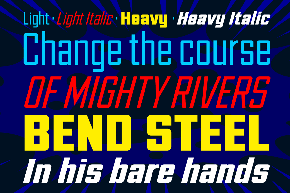 Ultimatum Super - heroic logo font, a Sans Serif Font by Comicraft Fonts (Photo 3 of 5)