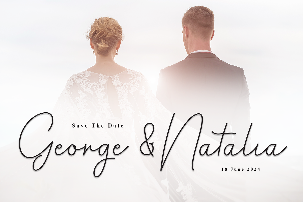 Happy Honeymoon | Script Font, a Handwritten Font by Scratchones (Photo 2 of 8)