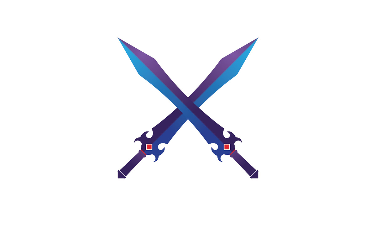 Sword game item vector symbol logo, a Branding & Logo Template by ...