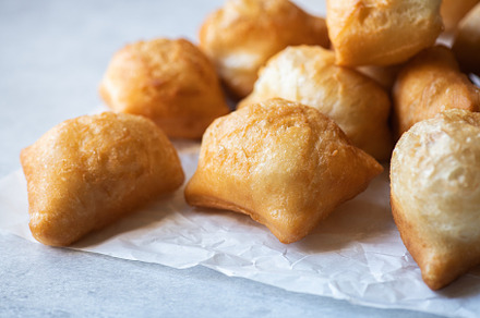 Kazakh traditional baking - Baursak, a Background Photo by Galiyah Assan