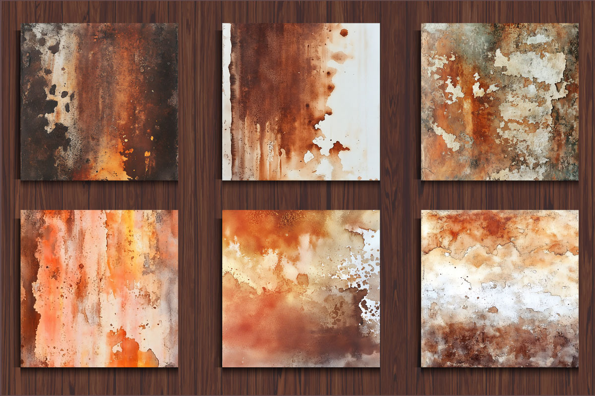 Watercolor Rust and Ruin Backgrounds, a Background Graphic by protabsorkar11 (Photo 5 of 5)