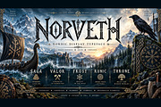 NORVETH, a Script Font by Art StoreID (Thumbnail 1 of 16)