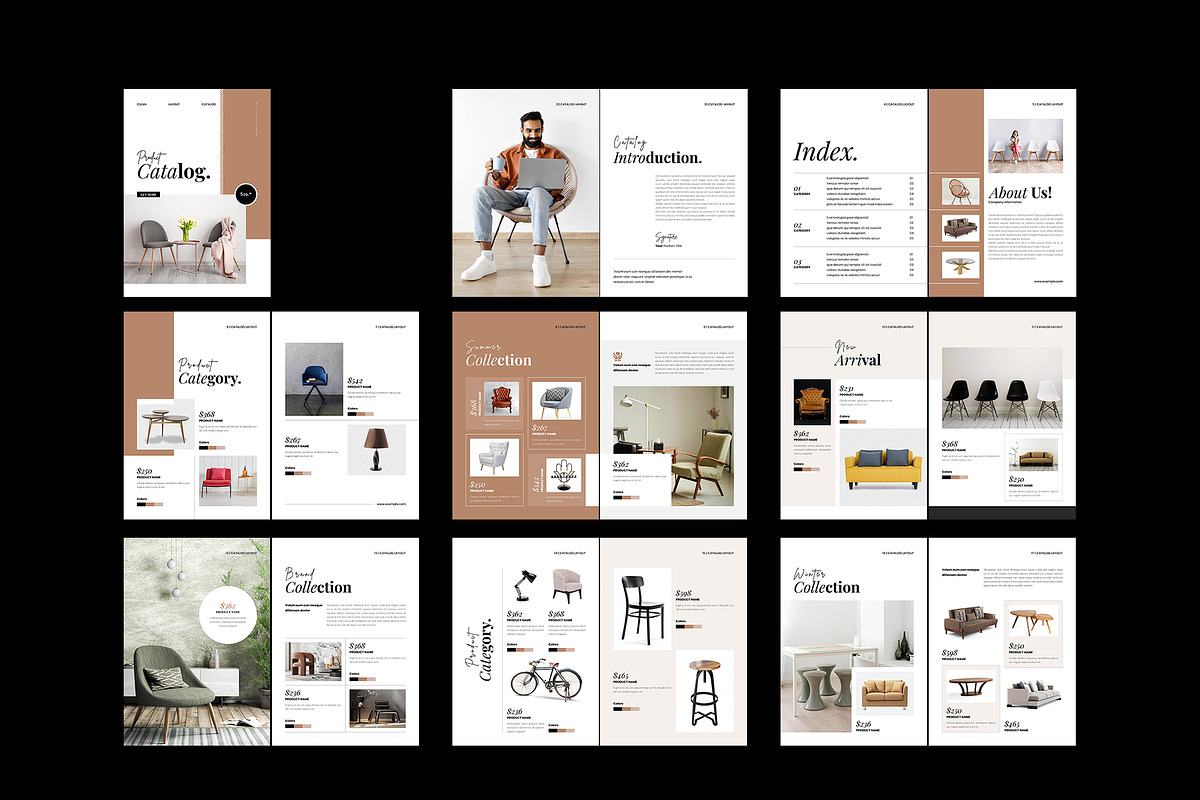 Product Catalog Brochure Template, a Brochure Template by NorthPeak (Photo 11 of 12)