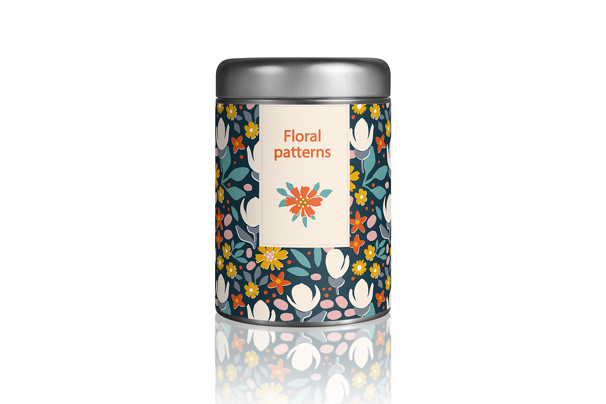 Rustic floral patterns set, a Pattern Graphic by rosypatterns (Photo 7 of 7)