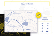 The Paris City Map, an Object Graphic by La Station B. (Thumbnail 3 of 3)
