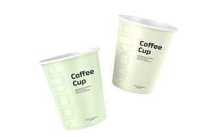 Floating Coffee Cup Mockup Template, a Product Mockup by graphypix