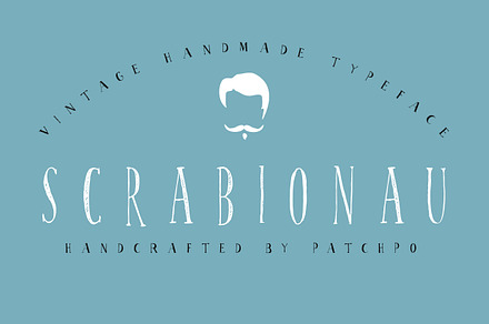 Scrabionau Font, a Slab Serif Font by PATCHPO