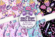 Sassy Girl - feminist cheeky pattern, a Pattern Graphic by Sonch' s Curiosities (Thumbnail 1 of 3)