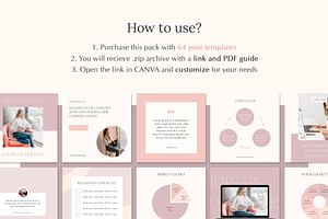 Blogger Instagram Template Canva