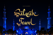 Arabian Mandala | Blackletter Arabic, a Blackletter Font by Denustudios (Thumbnail 3 of 12)