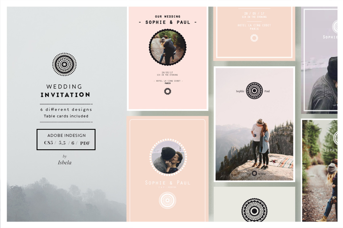 Wedding Invitation, an Invitation Template by Isbela  (Photo 1 of 8)