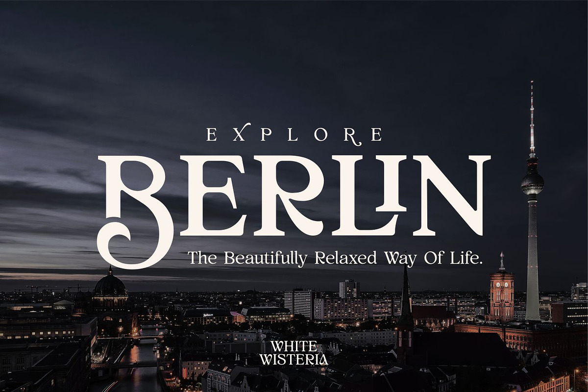 White Wisteria Fonts Family, a Serif Font by Asenbayu (Photo 4 of 13)