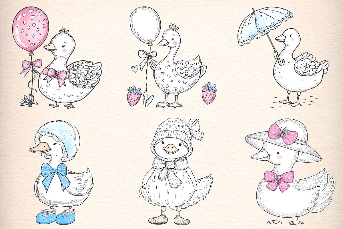 Strawberry Summer Goose Digital, an Illustration by Digital Artistic99 (Photo 3 of 9)