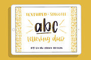 Textured & Smooth Lettering Brushes, a Brush Add-On by On the Mark Designs (Thumbnail 1 of 6)