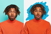 Cartoon funny face vector art effect, an Action Add-On by Shovajit (Thumbnail 6 of 10)