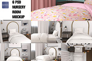 Nursery room Mockup 6 PSD, a Household Mockup by GraphicVil (Thumbnail 2 of 9)
