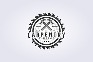 carpenter logo, abstract logo