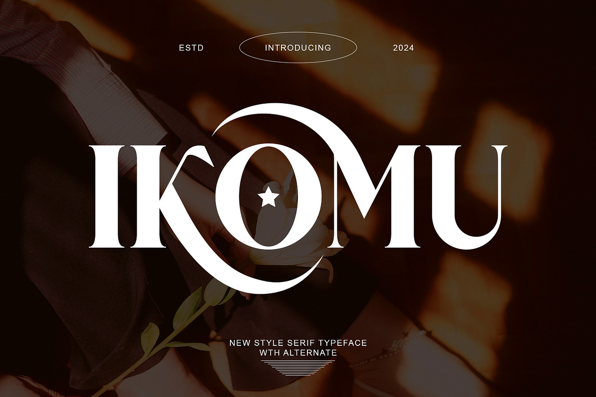 IKOMU UNnique Serif Typeface, a Serif Font by yaqublekker (Photo 1 of 9)