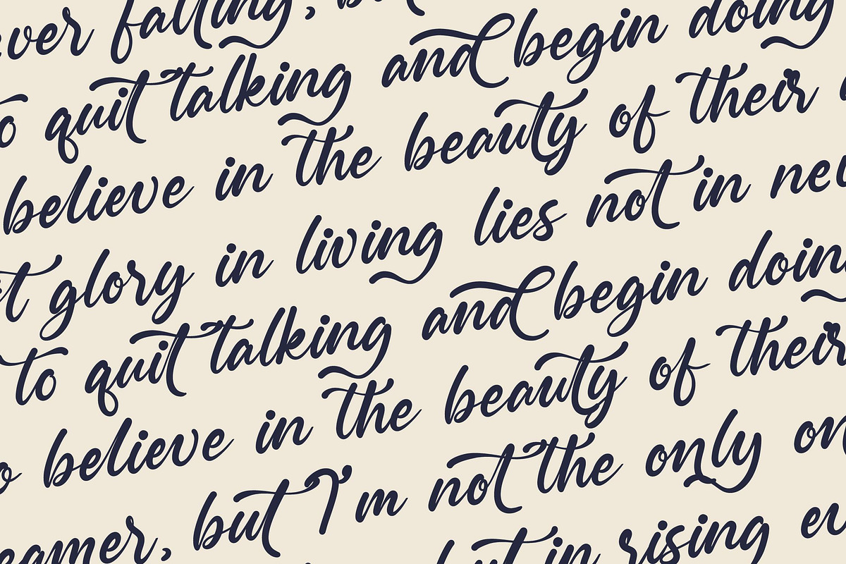 Monthly Raine Bold Calligraphy Font, a Script Font by stylishtype.co (Photo 16 of 20)
