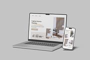 Macbook and iPhone Mockup, a Mac Mockup by lamorastudio (Thumbnail 6 of 11)