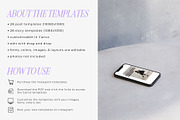 Instagram Templates for Brands Canva, a Social Media Template by Blush Created (Thumbnail 4 of 11)
