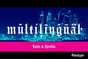 Carol Gothic, a Blackletter Font by Paratype (Thumbnail 5 of 8)
