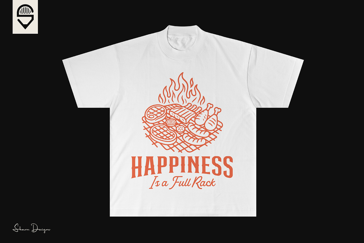 BBQ Grill Meat Lover Design, a Graphic by shaondesigns (Photo 2 of 4)