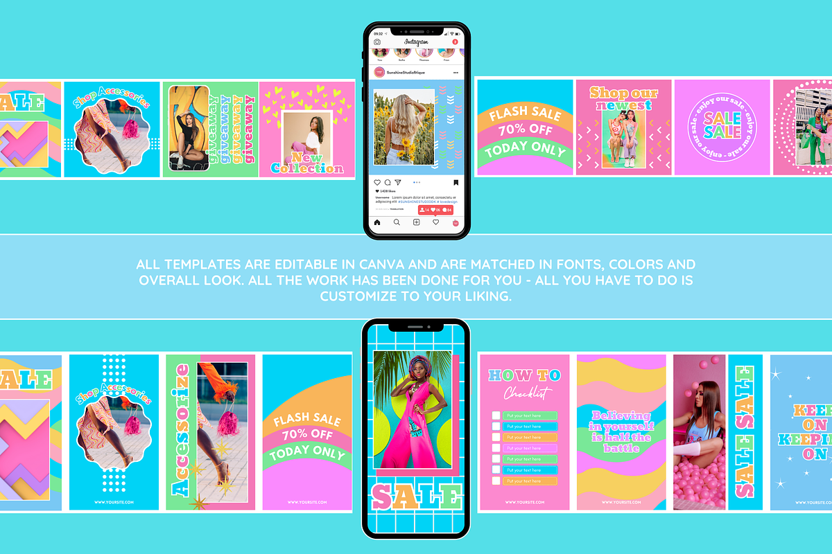 Bold & Bright Instagram Templates preview 4