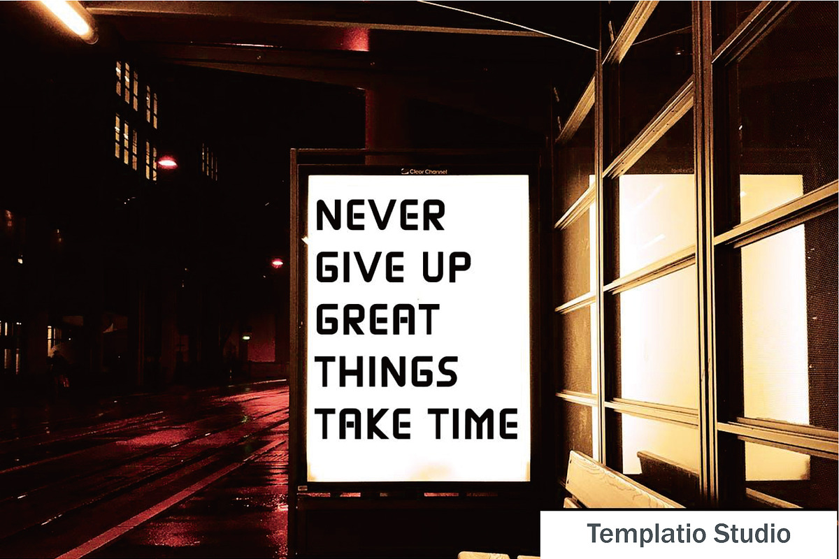 Megavox - Bold Modern Font, a Sans Serif Font by Templatiostudio (Photo 2 of 7)