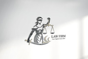 Lady Justice Law Firm Logo Design, a Branding & Logo Template by YUDesignStore (Thumbnail 3 of 9)