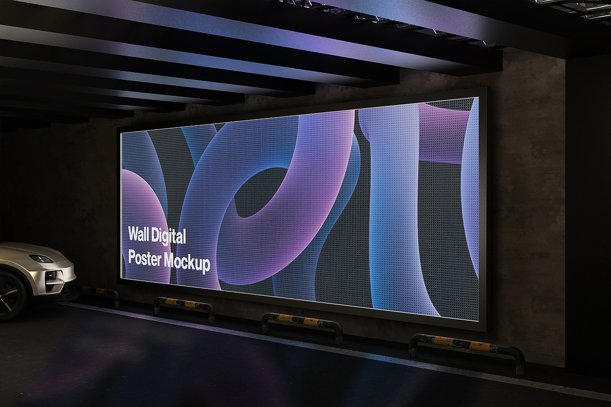 Large Screen Mockup, an Advertising Mockup by Symie Design (Photo 4 of 4)