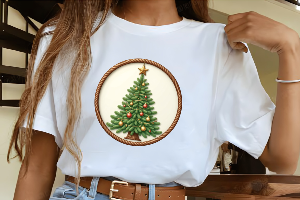 Christmas Tree Postage Stamps Clipar, an Illustration by CrexoraLab (Photo 4 of 5)