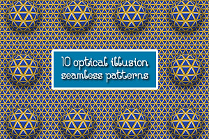 Optical Illusion Seamless Patterns