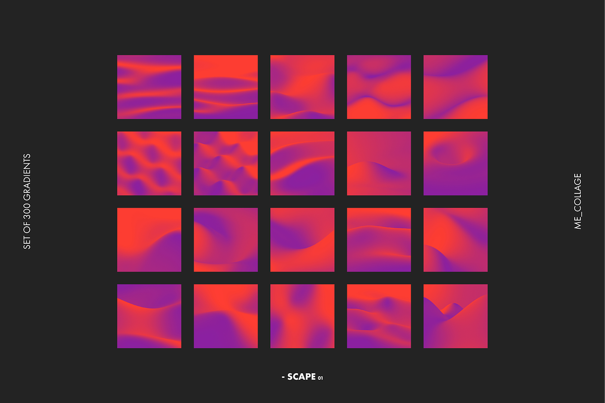 VIBRANT ABSTRACT GRADIENT TEXTURES, a Texture Graphic by ME_COLLAGE (Photo 15 of 26)