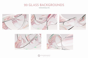 Glass Abstract Elements Backgrounds