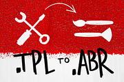 .TPL to .ABR Converter Script, a Brush Add-On by HEJBRUSH.COM (Thumbnail 1 of 2)