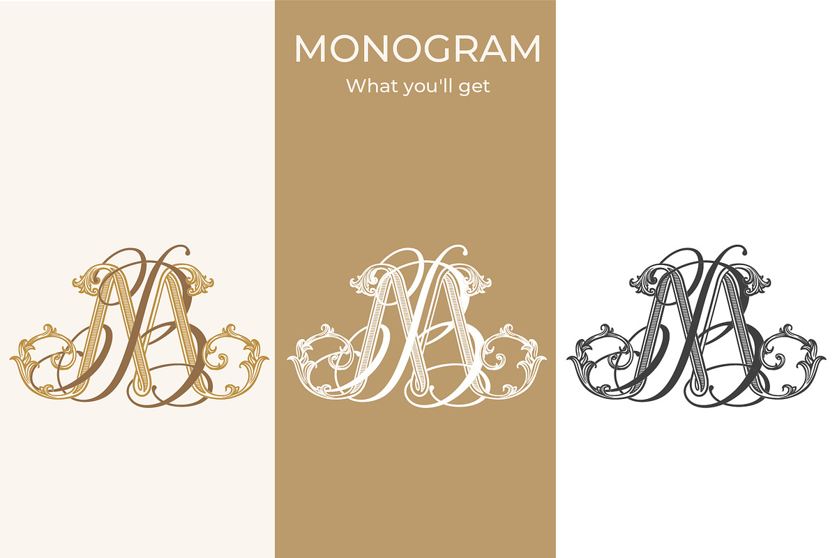 MB BM Wedding Monogram Logo, a Branding & Logo Template by LogoAV (Photo 3 of 6)