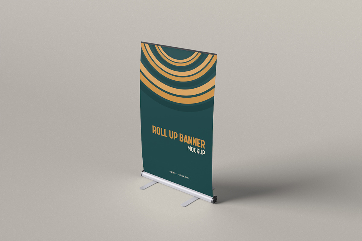 Roll Up Banner Mockup, an Advertising Mockup by Twins_studio926 (Photo 4 of 5)