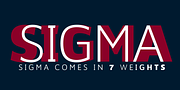Sigma, a Sans Serif Font by Wiescher-Design (Thumbnail 4 of 10)