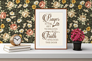 Set Seamless Flowers Roses Chamomile, a Pattern Graphic by Vintage (Thumbnail 9 of 13)