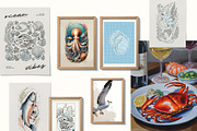 100 | Sea World Poster Builder, an Object Graphic by KetteCreate (Thumbnail 8 of 20)