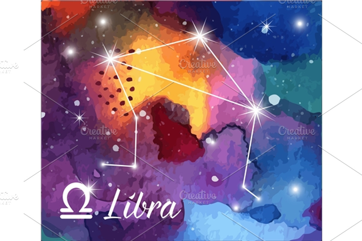 12 Zodiac signs on watercolor, a Texture Graphic by Sunshine Art Shop (Photo 8 of 13)