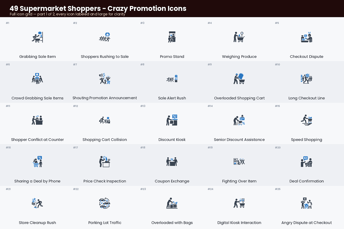Crazy Promotion Icons, a Duotone Icon by Symbolic Language (Photo 2 of 4)