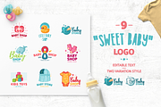 Cute Baby Shop Logo, a Graphic by Uniyok (Thumbnail 1 of 5)