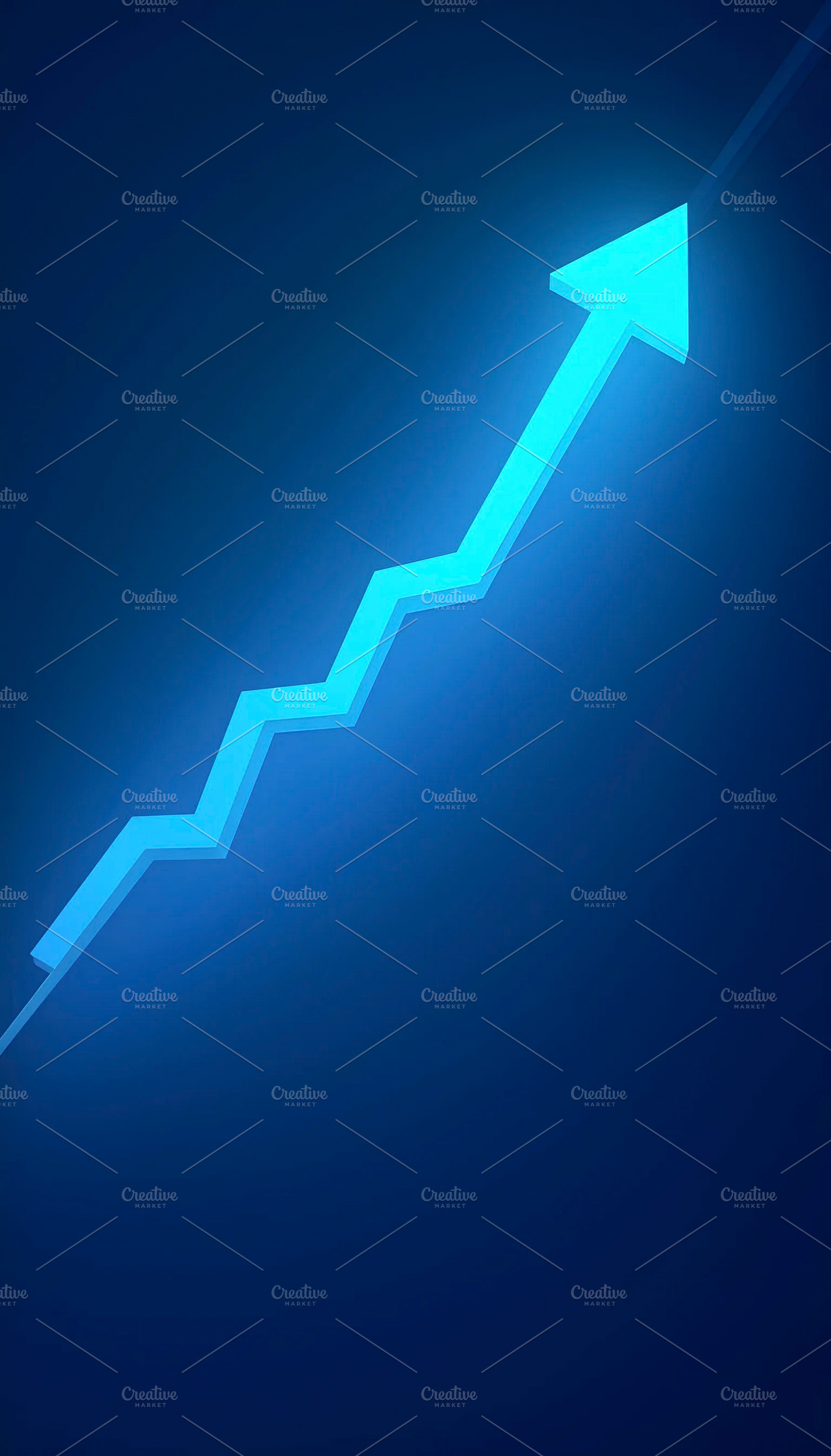 Business Growth Arrow Up Success Con, a Photo by LOGOCREATIVE