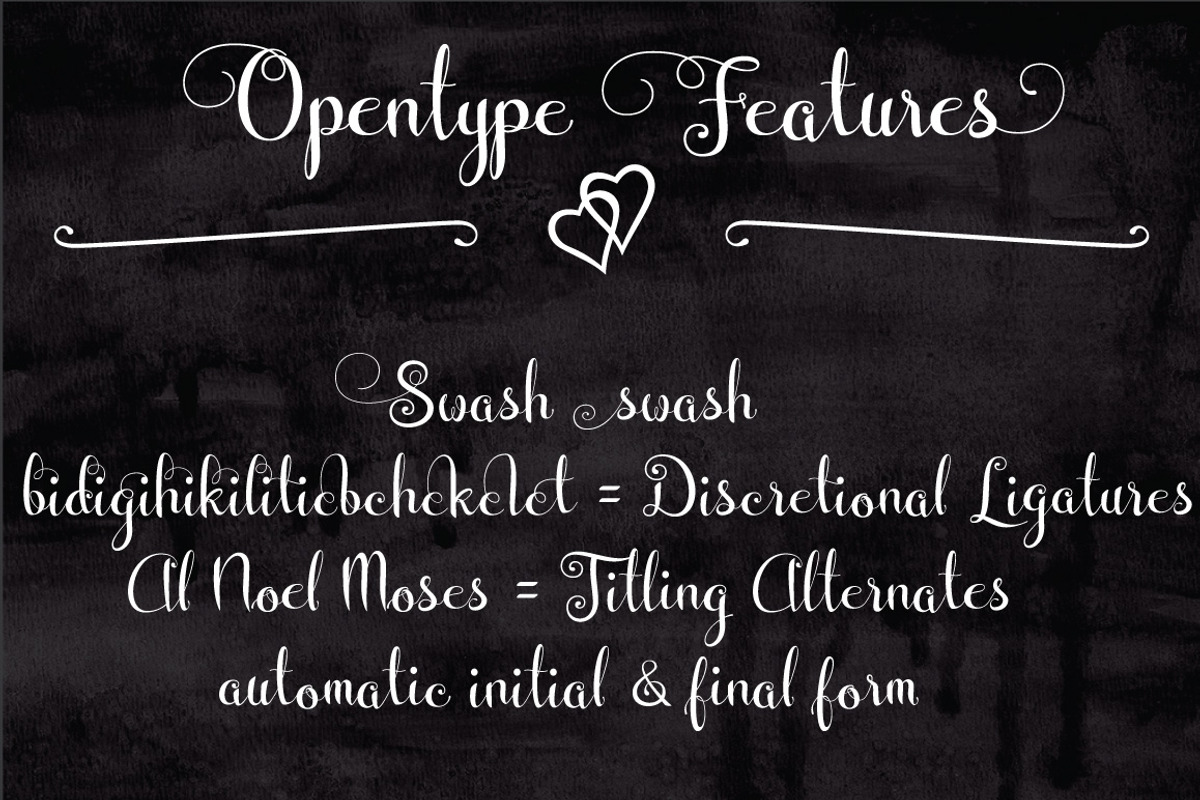 Wedding Font preview 2