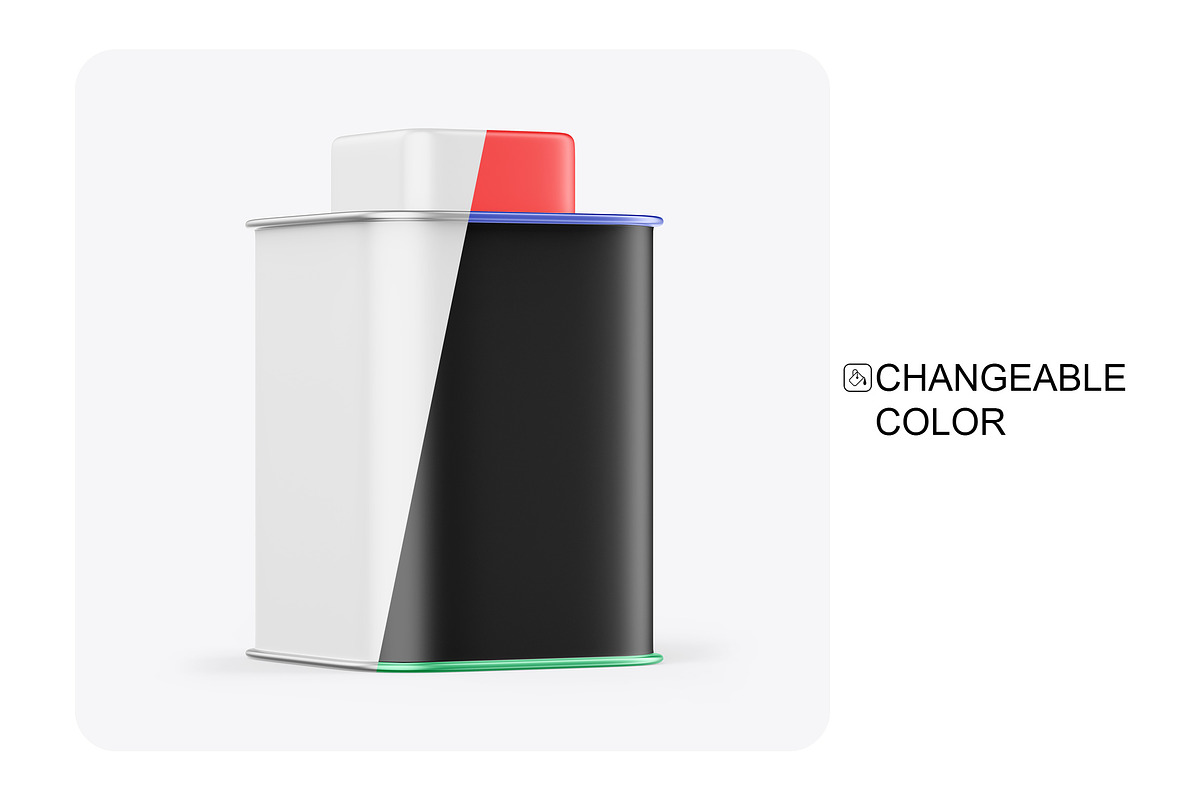 Matte Tea Tin Can Mockup, a Packaging Mockup by Mockups Planet (Photo 4 of 7)
