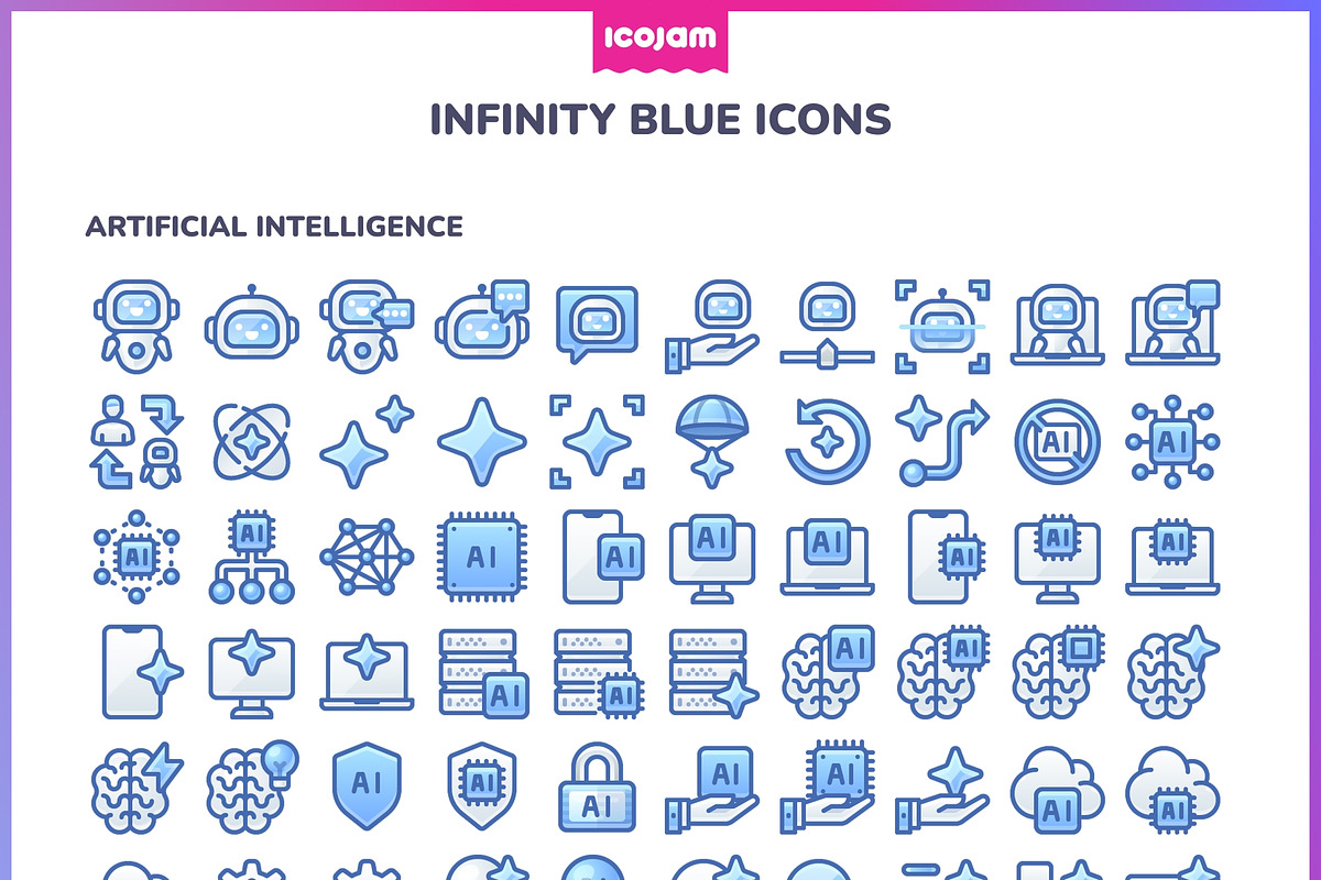 2100+ Infinity Blue icons, a Duotone Icon by Icojam store (Photo 12 of 12)